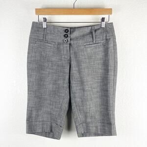 Vintage Tracy Evans Y2K Gray Low Rise Cropped Pant Size 9 Junior Girls GUC 2000s